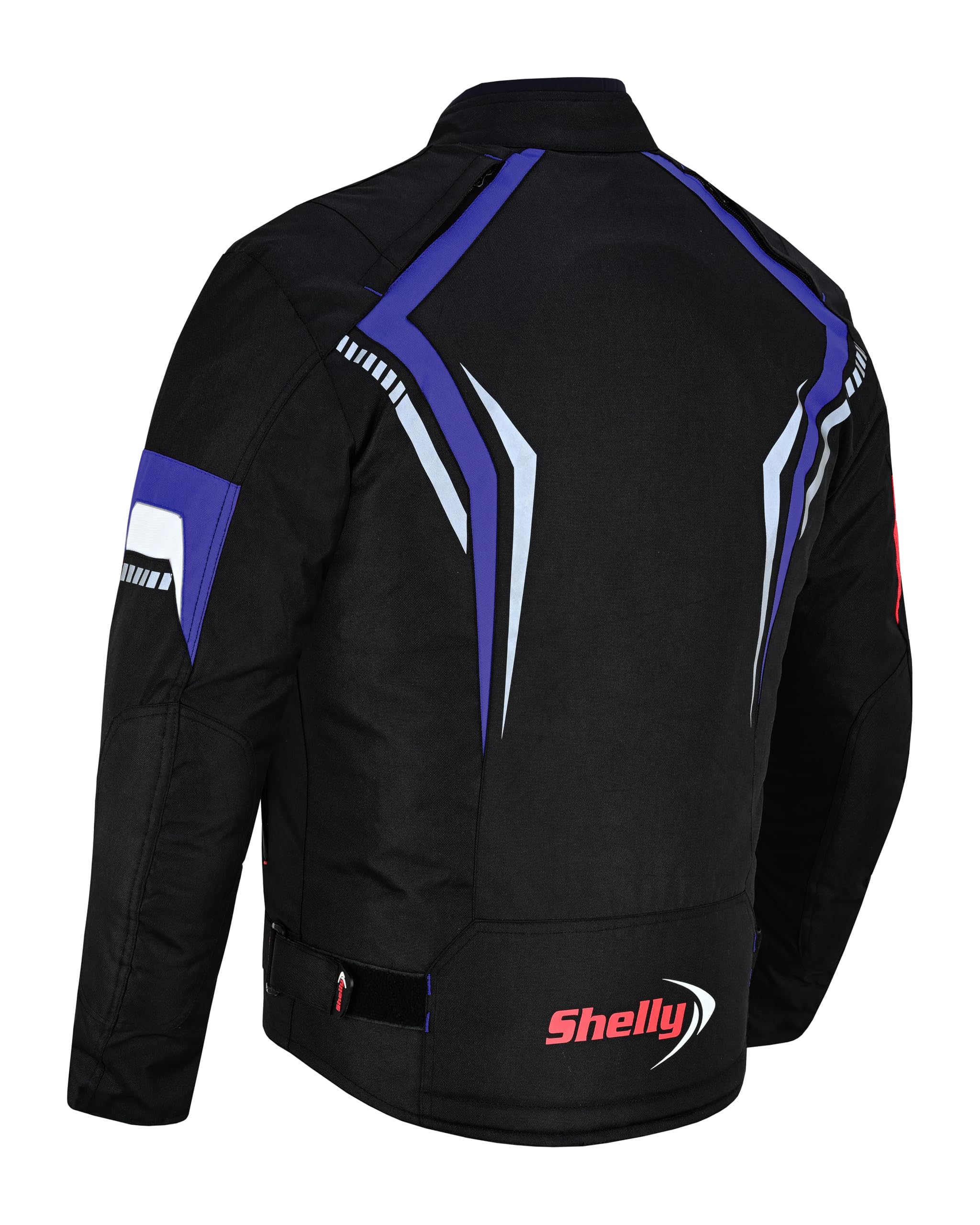 Shelly - Chaqueta de motocicleta prémium para hombre, para aventura/turismo, con tela Cordura, para verano, invierno, resistente al viento, para carreras y equitación