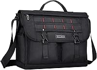 WITZMAN Men's Messenger Bag: Large Lightweight Nylon Crossbody Shoulder Bag for 15.6" Laptop, Eco-Friendly Recycled Fabric