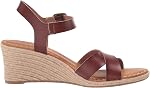 Amazon Essentials womens Two Piece Wedge Espadrille Sandal Espadrille Wedge Sandal
