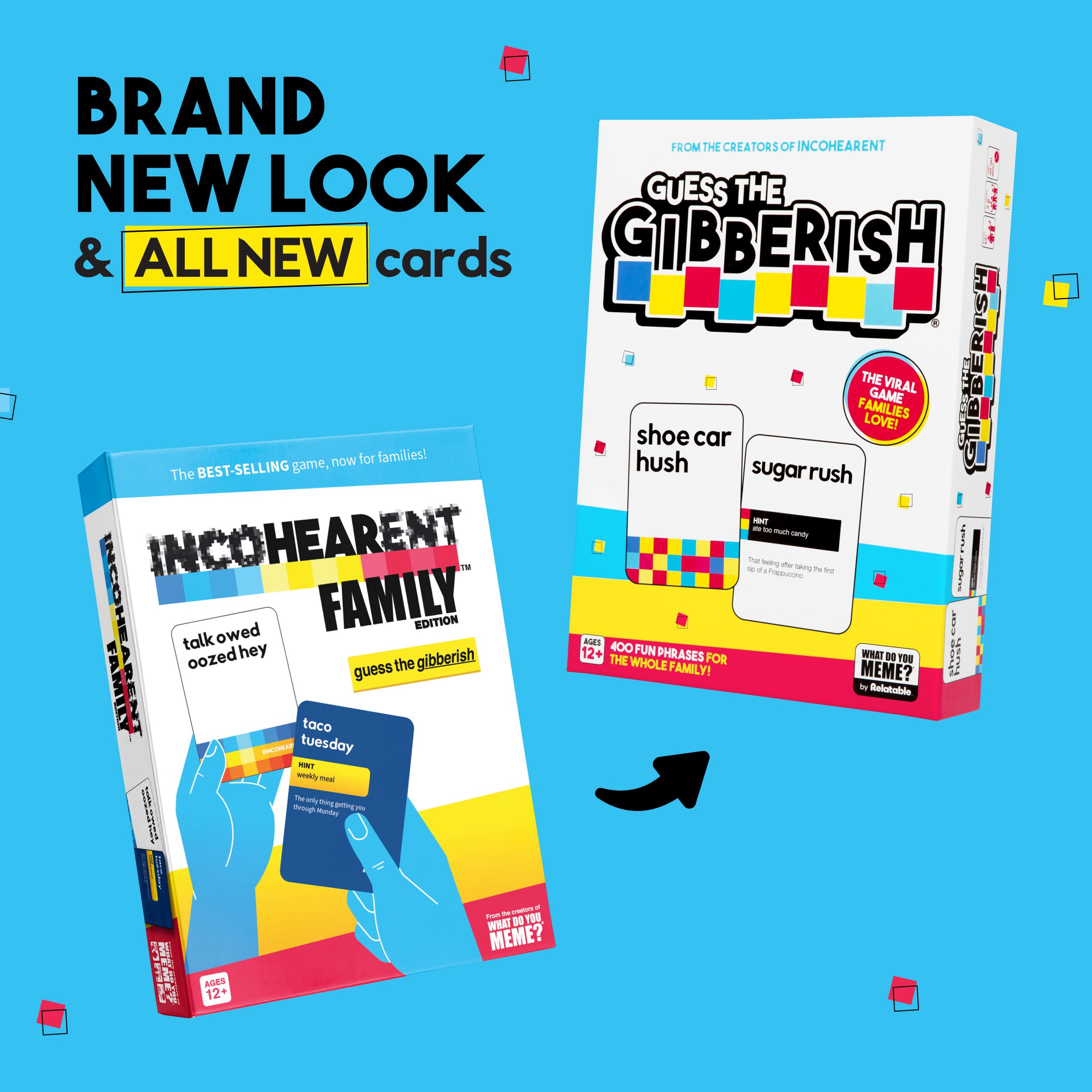 WHAT DO YOU MEME? Incohearent Family Edition - Il gioco di festa in cui competi per indovinare il Gibberish (la copertina può variare)