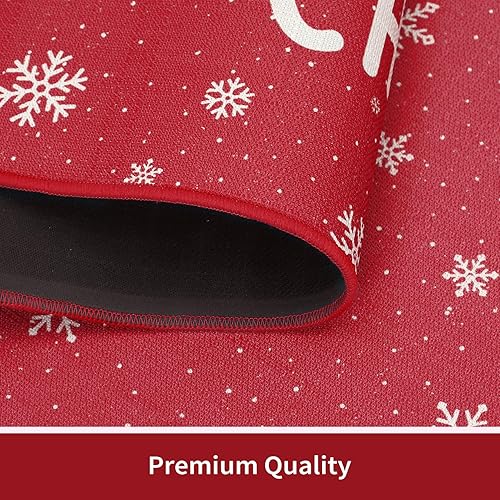 Miniatura 6 de CAROMIO Alfombras y tapetes de cocina lavables antideslizantes para cocina, alfombras decorativas de Navidad, tapetes de camino para cocina, lavabo,