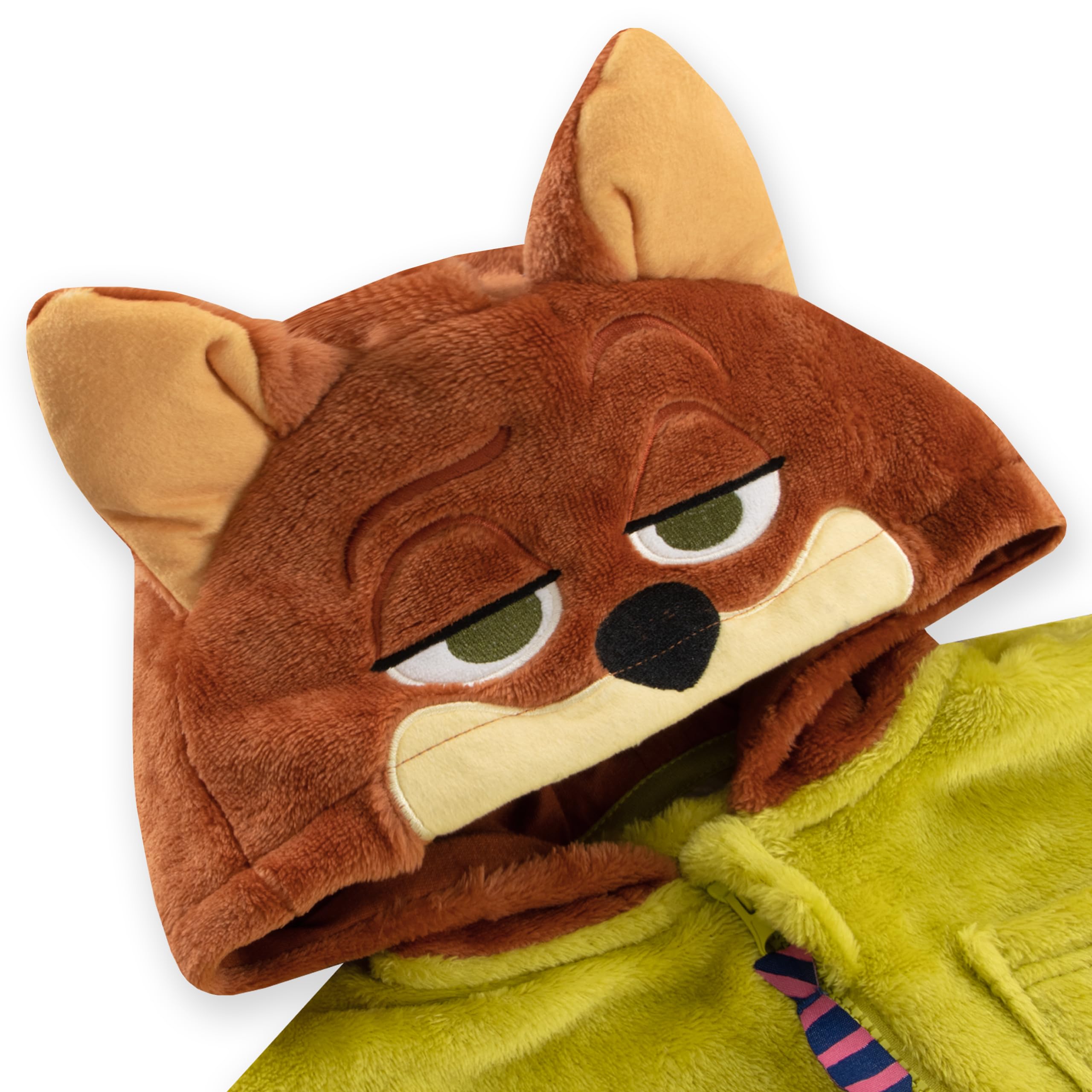 Disney Mono, Pijama Niño De Zootopia, Nick Wilde Entero, Pijamas Invierno Niño