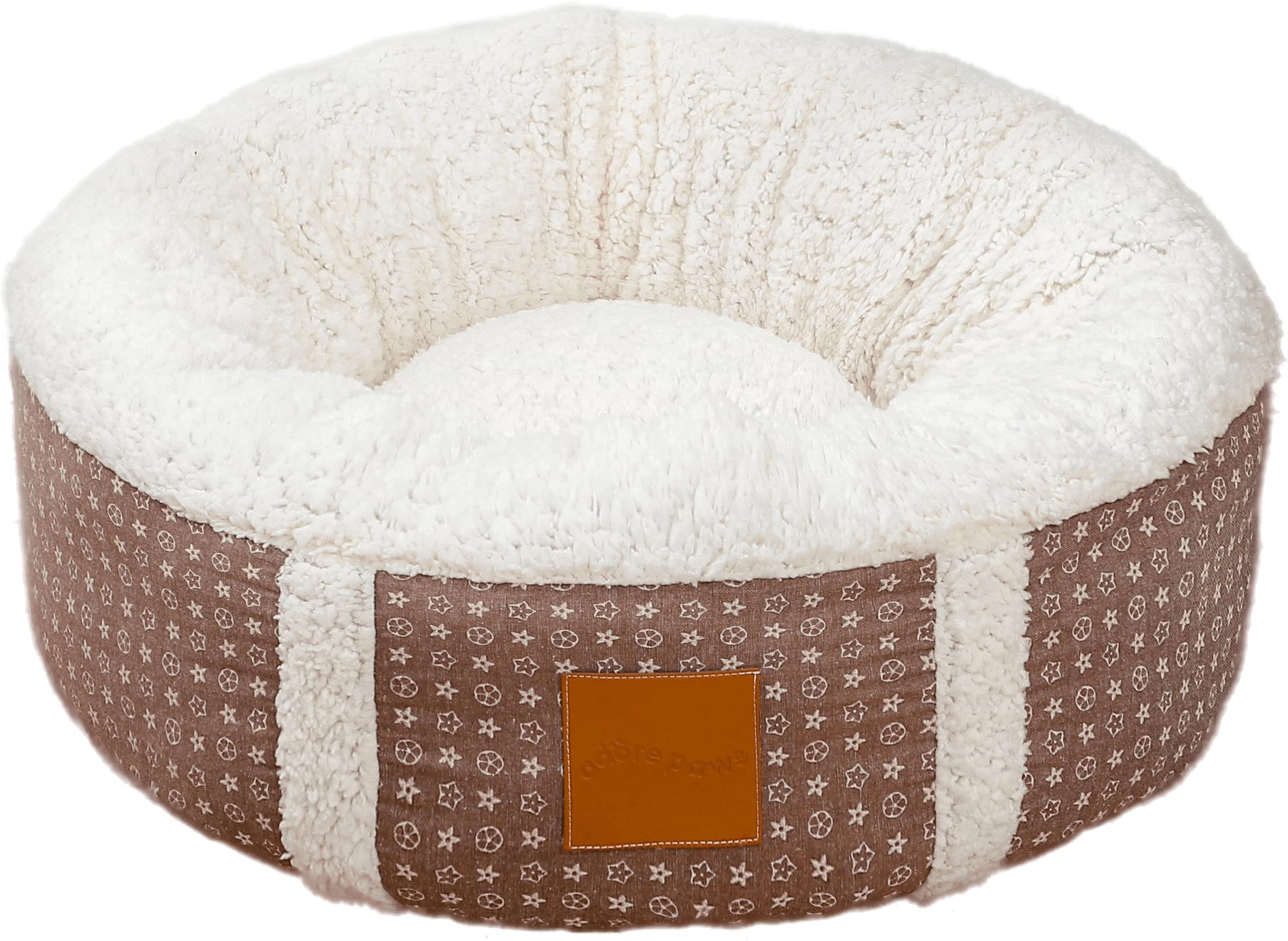 Astorpet | Cama para Perros y Gatos LUIVUI Cama para Mascotas Grandes Medianas y Pequeñas Cómoda y Confortable, Lavable (Marrón, L)