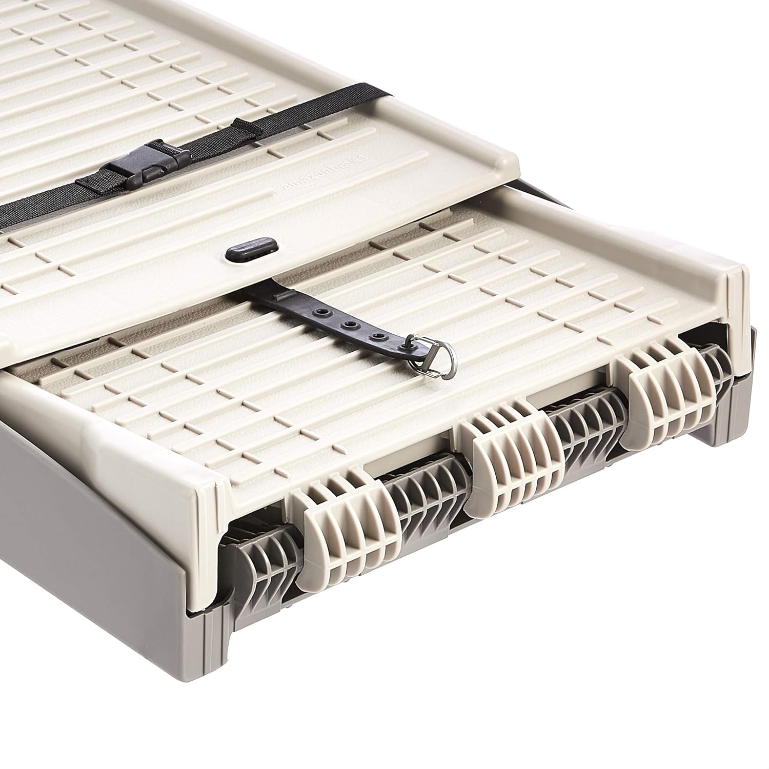  Basics Plastic Pet Ramp Universal for Car, Truck, or SUV, Tri-Fold, 63 in x 18.3 in x 3.9 in, Ivory : Pet Supplies