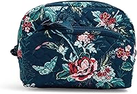 Vista 16 de Vera Bradley Bolso organizador de maquillaje cosmético mediano de algodón para mujer