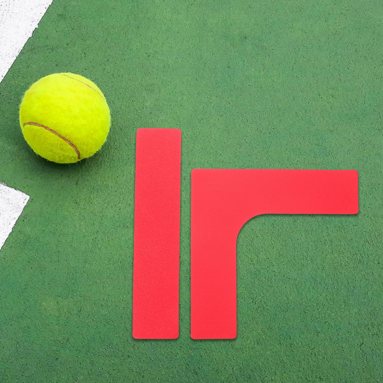 Markerów Linii Do Kortu Tenisowego i Pickleball Trwałe Oznaczenia Oficjalny Odporne UV Do Podjazdu Ogrodu i Parku Precyzyjne Oznaczenia dla Treningu i Gry