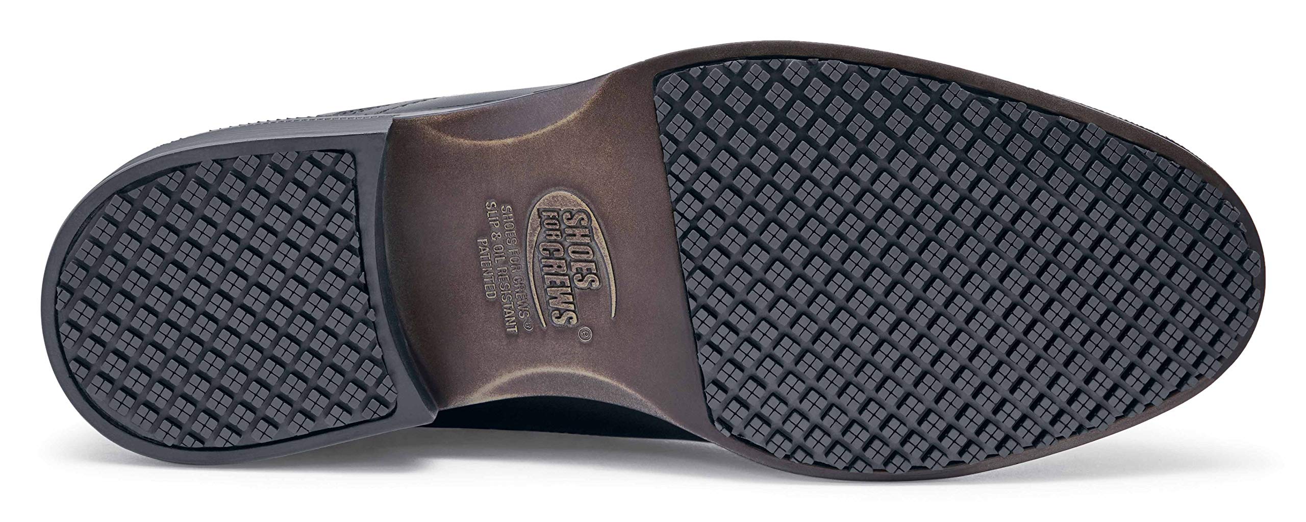 Shoes for Crews Chaussures Statesman - Chaussures en Cuir Confortables, Semelles intérieures rembourrées, Semelle antidérapante, Style Classique pour Le Bureau - pour Hommes