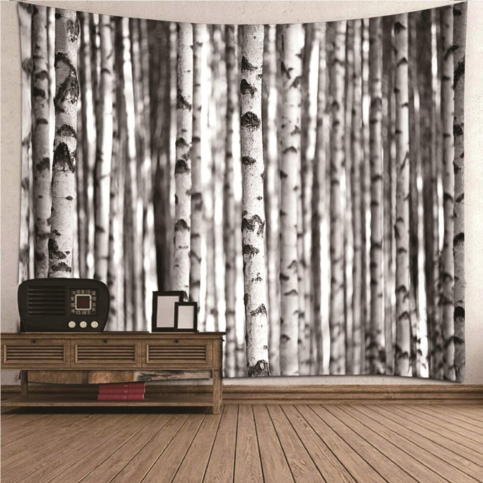 Tapiz de pared KnSam de naturaleza de 150x150 cm lavable para decoracion de salon