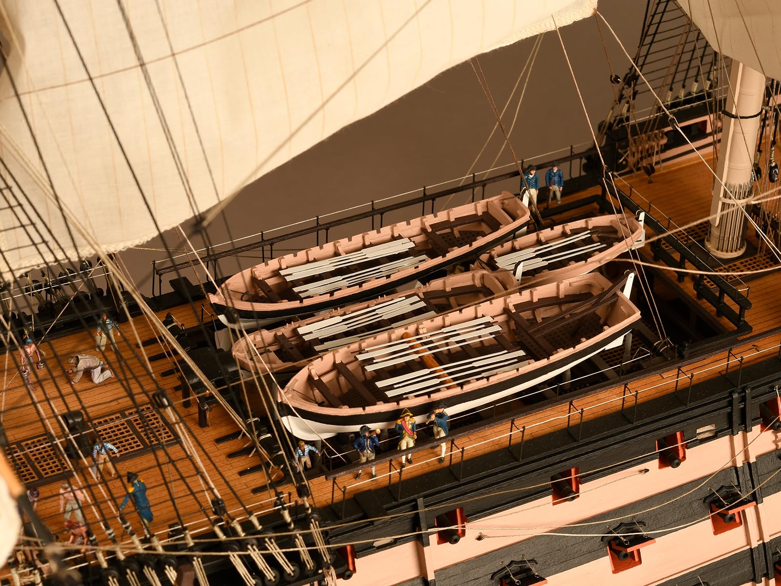 Artesanía Latina - Holzmodellschiff – Englisches Linienschiff, Lord Nelson’s HMS Victory, Trafalgar 1805 - Modell 22900-N, Maßtab 1:84 - Expertenniveau Modellbausatz zum Zusammenbauen