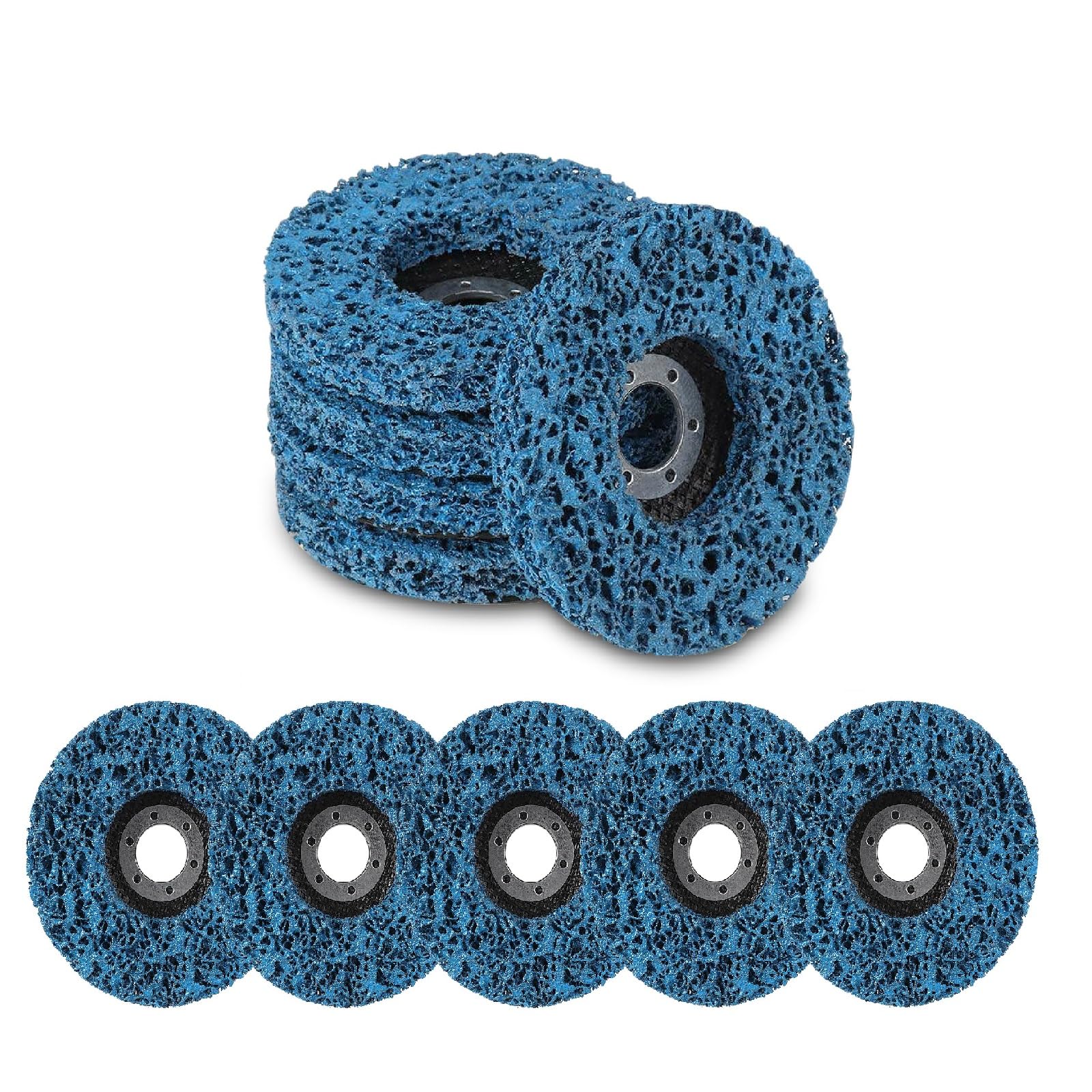 Tarcze do szlifowania Tarcza do ściągania izolacji 115 mm 4,5 cala niebieska 5-15 szt. do szlifierki kątowej(10pcs Blue)