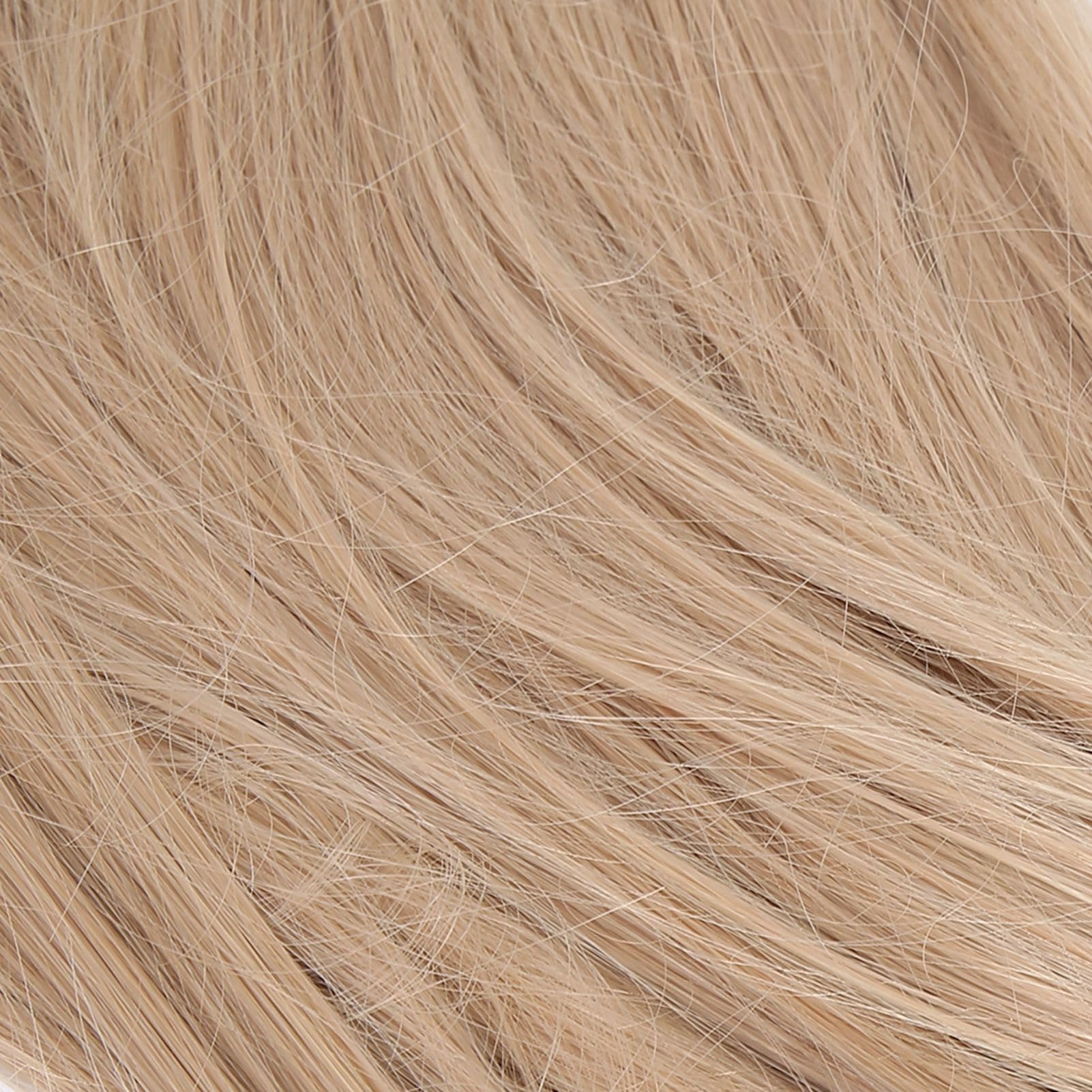 Blond peruka z ludzkich włosów, blond peruka z koronkowym frontem, peruka z prawdziwymi włosami z koronkowym frontem, długie proste blond syntetyczne włókno odporne na wysoką temperaturę, MQF288 1 dla