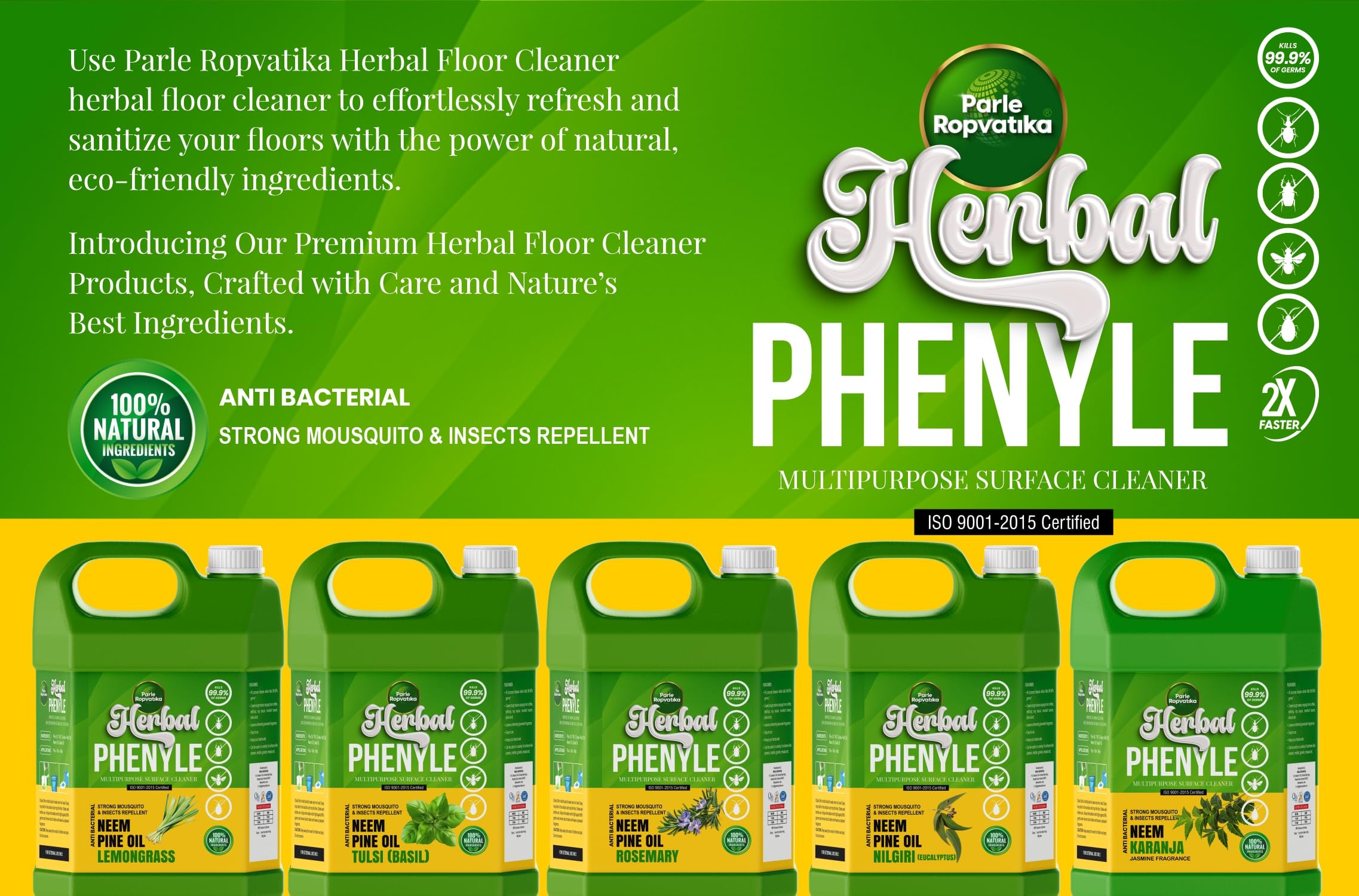 Parle Ropvatika 5 Liter Herbal Phenyl Floor Cleaner Eucalyptus Nilgiri 5 Liter 4