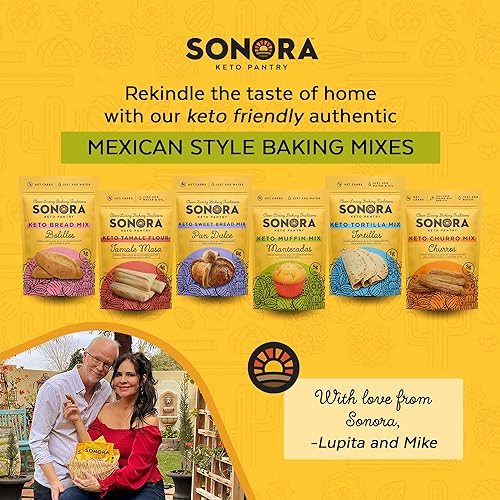 Miniatura 6 de Sonora Mantecadas Keto Muffin Mix  Harina de almendras baja en carbohidratos para hornear Keto, mezcla para hornear Keto baja en azúcar, solo tienes