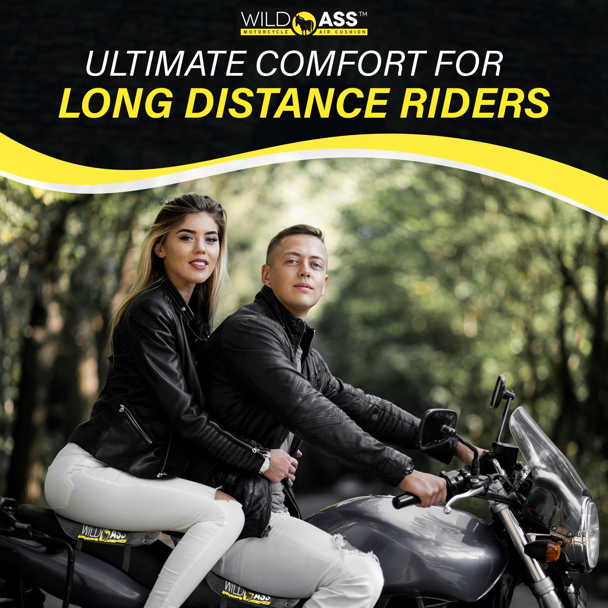 WILD ASS 「PILLION CLASSIC」ワイルドアス ビリオン Motorcycle Seat / Motorcycle Seat Pad - Pillion - Lite Cushion