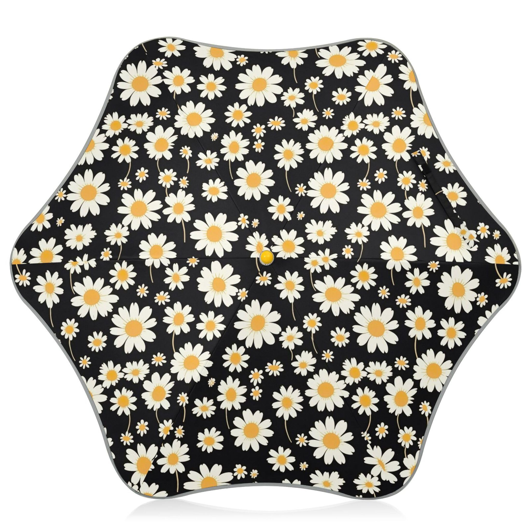 Ombrello carino con margherite per bambini, facile da aprire e chiudere, ombrello UV per bambini, Margherite carine, Taglia unica