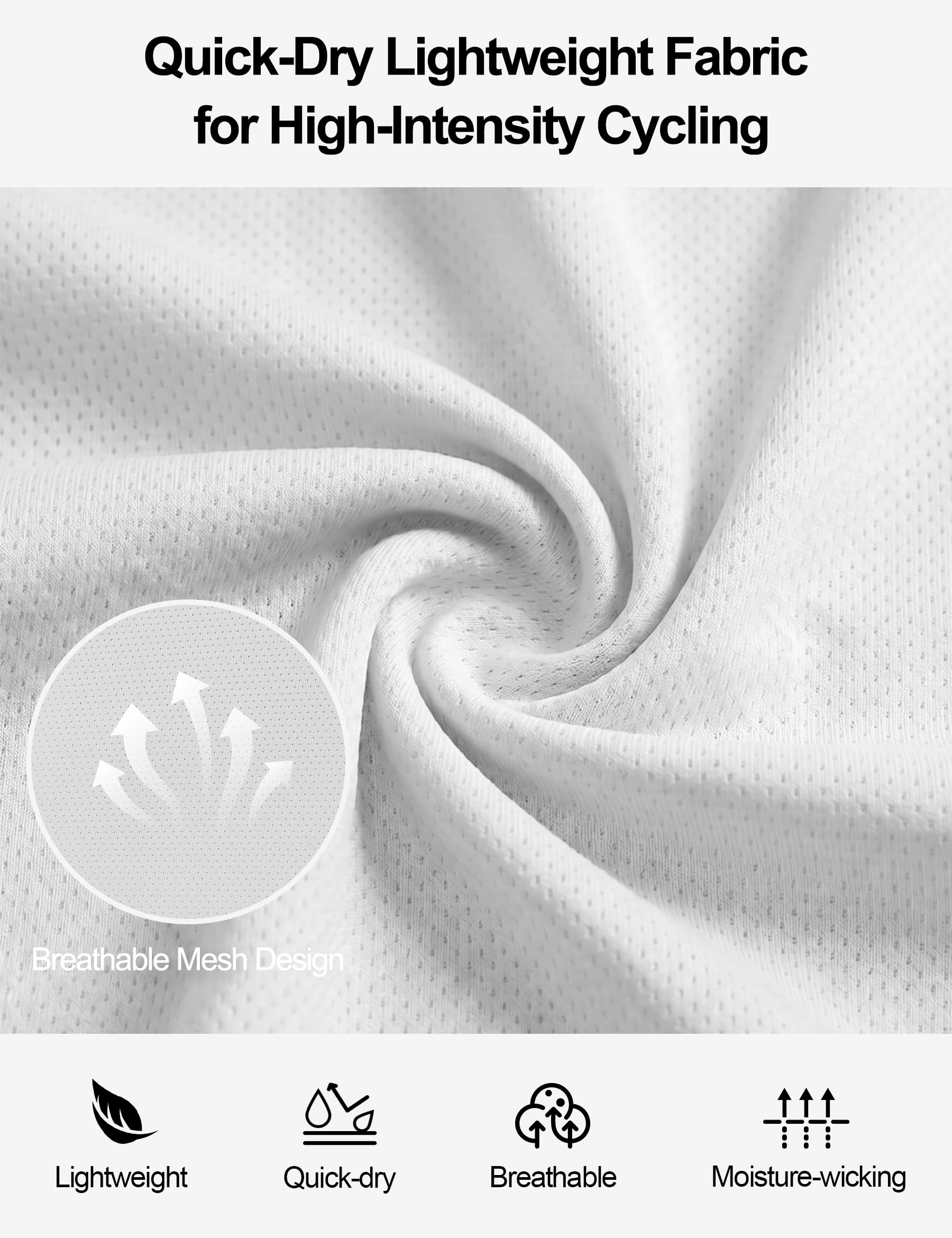 KUTOOK Maillot de Ciclismo Sin Mangas para Mujer Secado Rápido Transpirable Sin Mangas Camiseta Funcional con Marcas Reflectantes Maillot Ciclismo Verano V612
