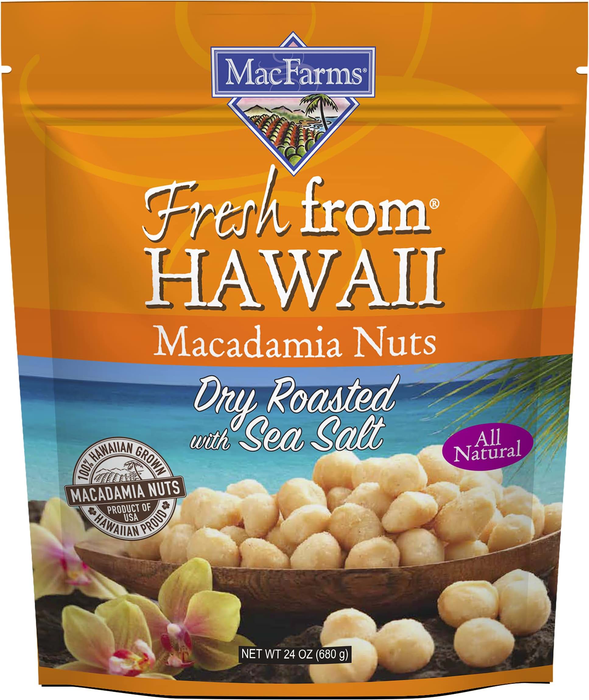 Macfarms Roasted Macadamia Fresh Hawaii