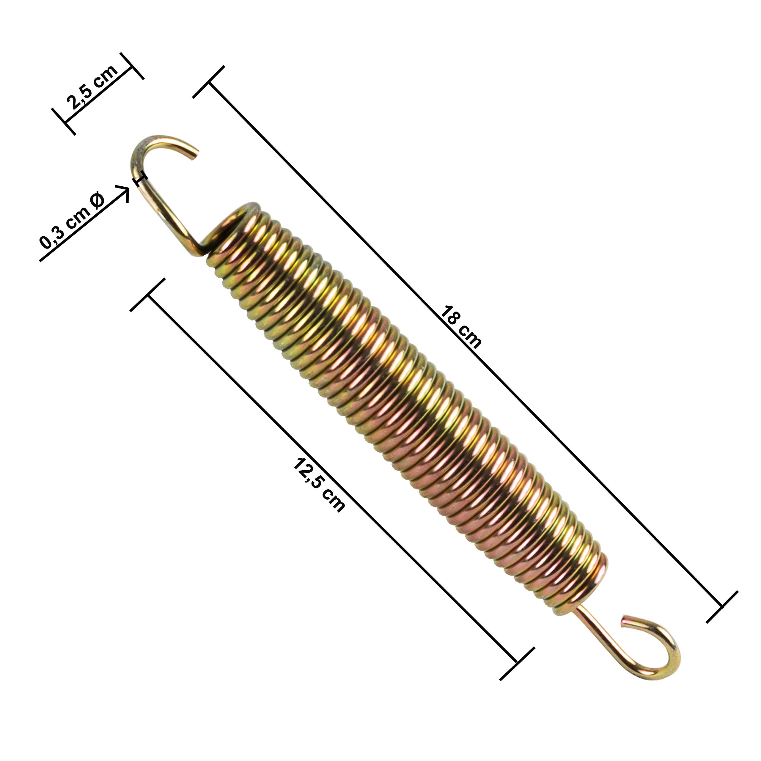 Pièces de rechange pour trampoline - Filet de sécurité - Intérieur et extérieur - Ressorts d'échelle