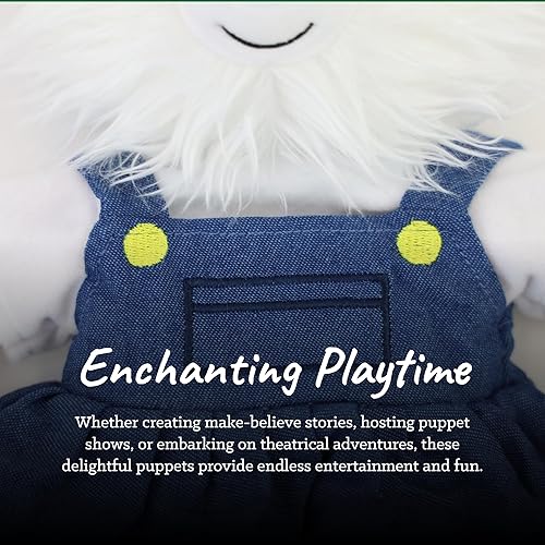 Vista 38 de Sharewood Forest Friends Freddy The Frog Hand Puppet - Animal de peluche para niños pequeños, niños, profesores, guardería y escuela, perfecto