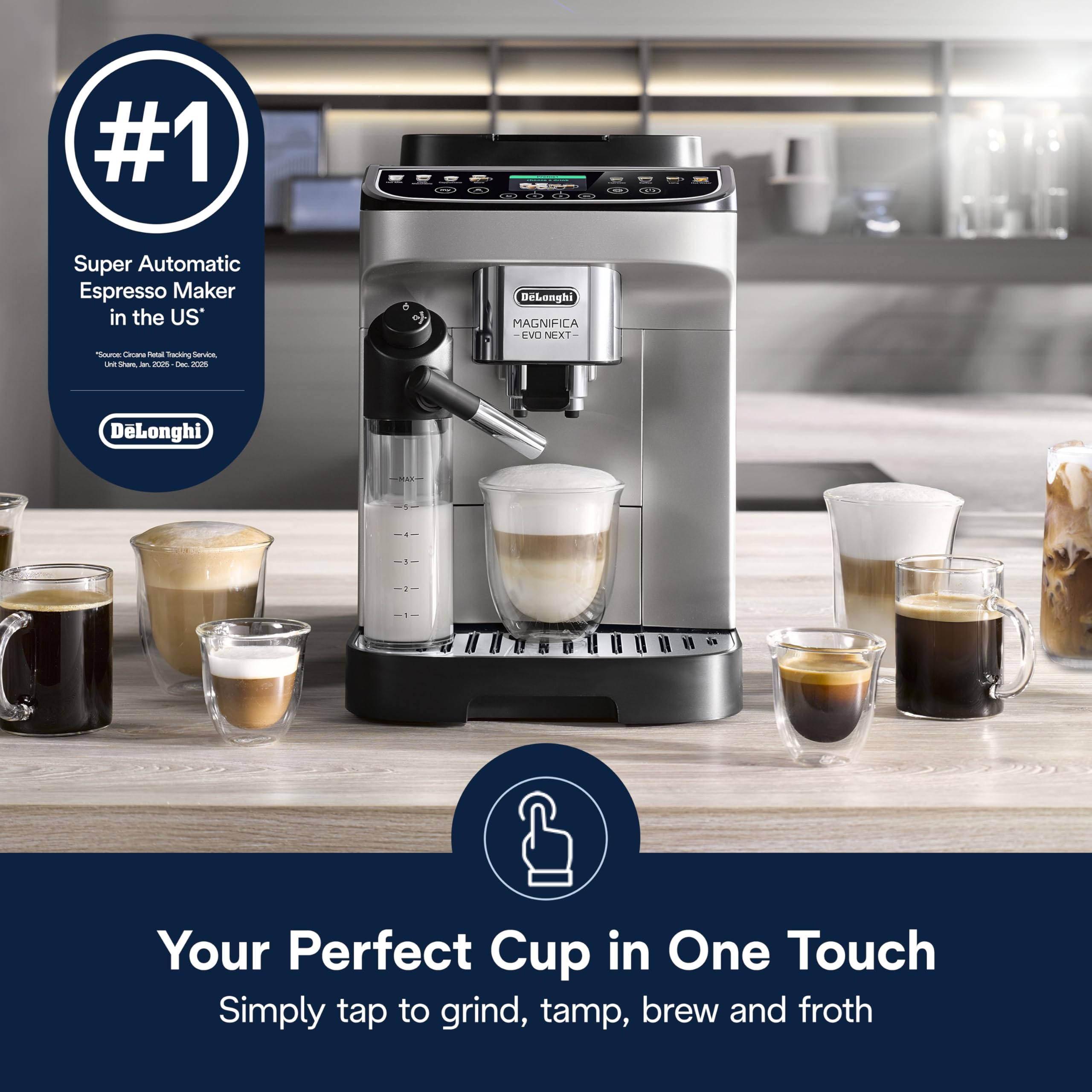 De'Longhi Magnifica Evo Next Máquina espresso totalmente