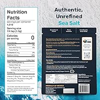 Vista 2 de Baja Gold Sal marina mineral - Recomendada por Gary Brecka - Sal auténtica de grano fino para cocinar y hornear Sal natural de Baja para usos