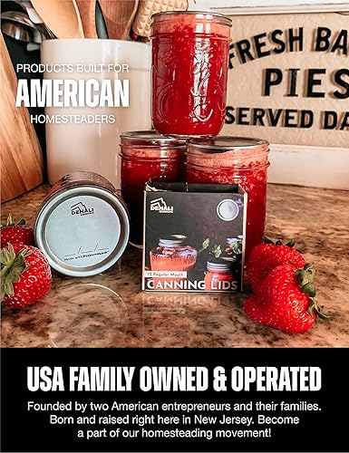 Miniatura 6 de Denali Canning Anillos Boca regular o ancha Sellos PreserveLock de 24 meses a USA Company (anillos anchos, paquete de 10 cajas)