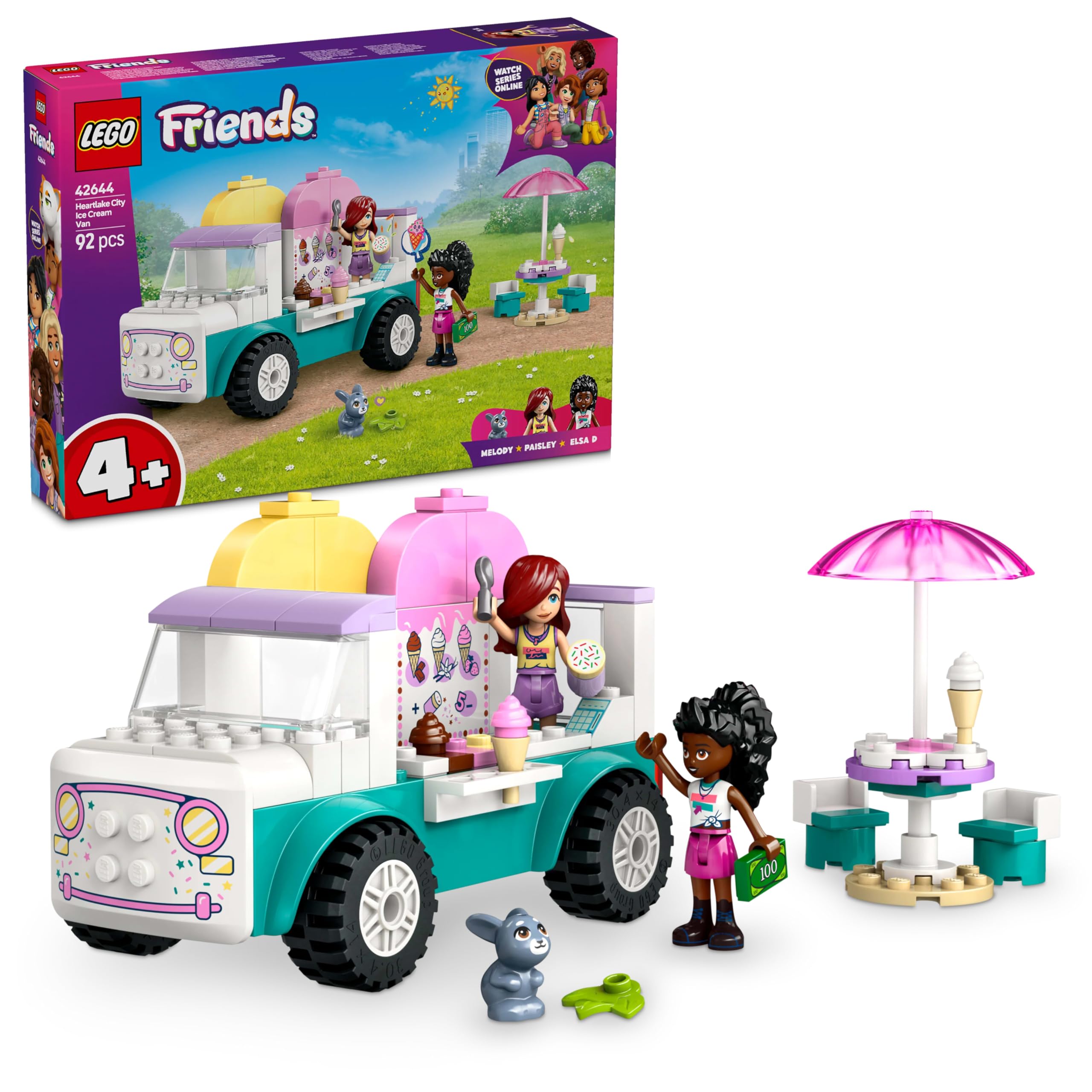 K品 LEGO Friends Heartlake City Ice Cream Truck Building Kit 42644