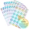 Zonon Holographic Candle Warning Labels for Jar, Container, Wax Melting Safety Stickers for Tins, Candle Making Supplies 240