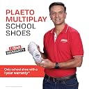 Plaeto Nova Unisex School Shoes Black for Boys & Girls | Tilt Lacing, Breathable Canvas, PU Midsole for high Durability | Multiplay School Shoes Sports Shoes -Girl |Boy |Child |Kids |1 Year Warranty gallery image