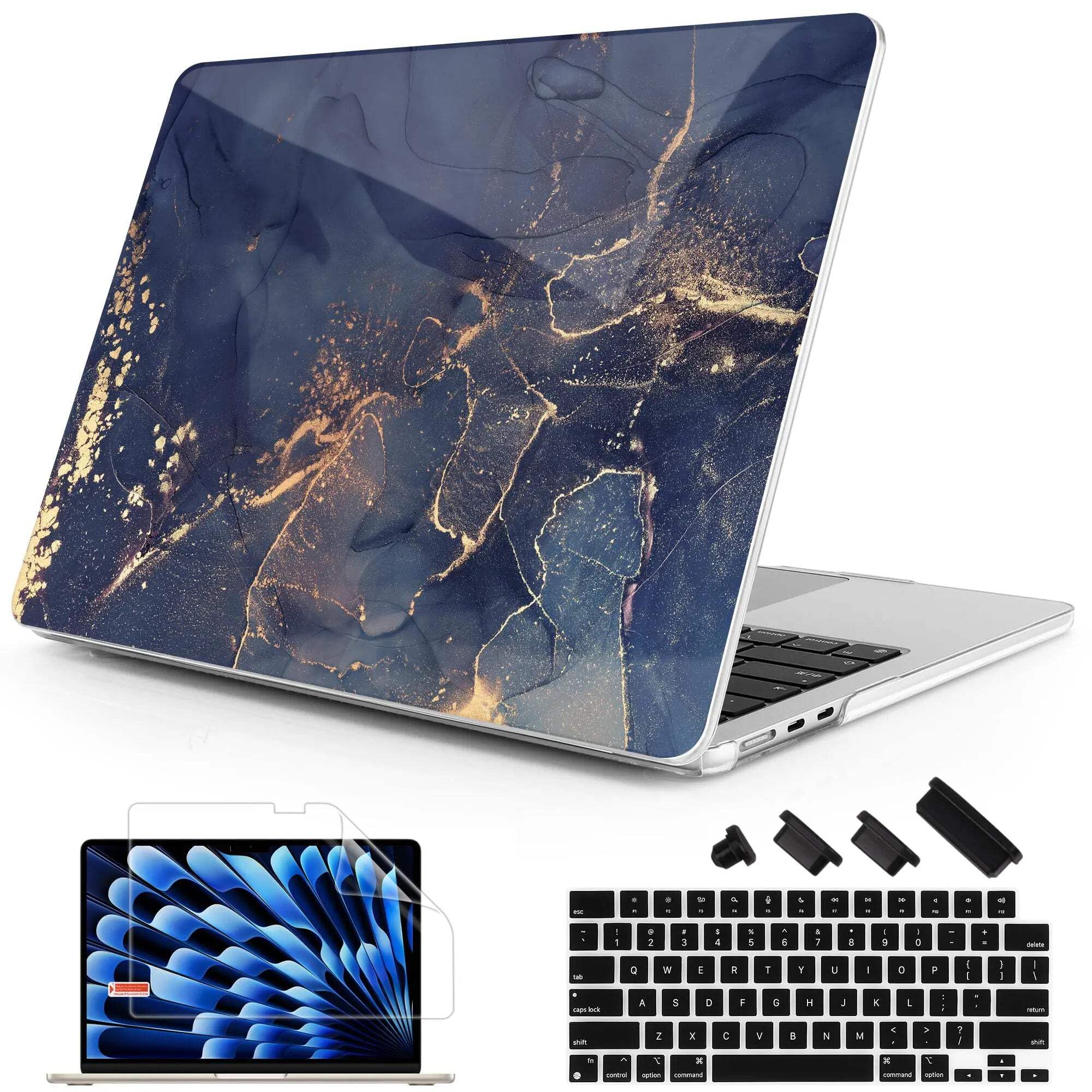 Funda rígida de plástico para laptop MacBook M4 Air de 13 pulgadas A2337 A2179 A1932 para Mac Pro 13 15 16 2022 A2338 A2251 Pro Retina 15 A1398