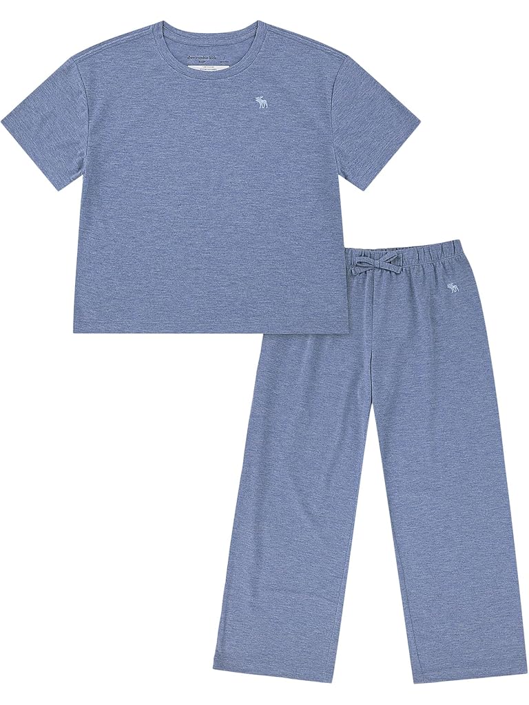 Unknown Color Abercrombie & Fitch Boxy Tee & Pants Sleep Set (Big Kid)