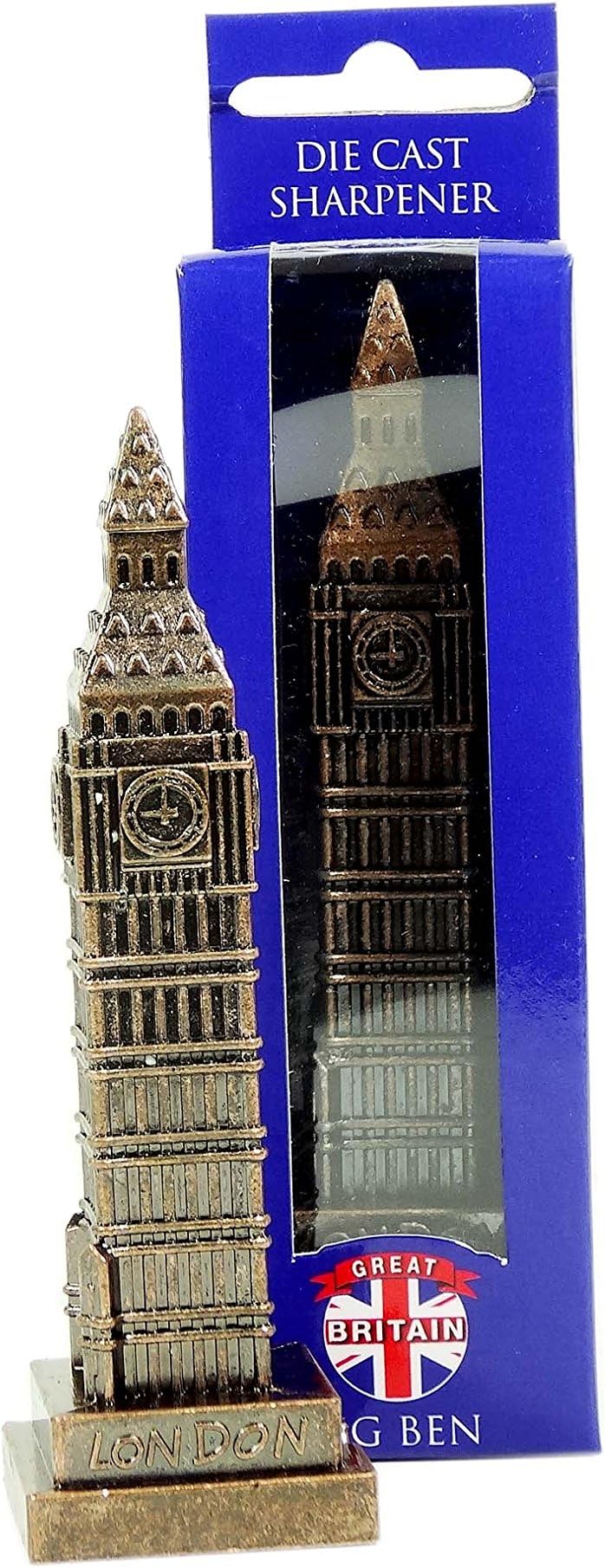 Unique Diecast Die Cast Metal London Big Ben Pencil Sharpener, Elizabeth Tower / London Clocktower Parliament Westminster, a Truly Original Souvenir! Souvenir / Speicher / Memoria! Handy, Lovely British UK Collectible Pencil Sharpener Model Big Ben / London Clock Tower! An Outstanding UK Souvenir! Taille-Crayon / Bleistiftspitzer / Temperamatita / Sacapuntas!