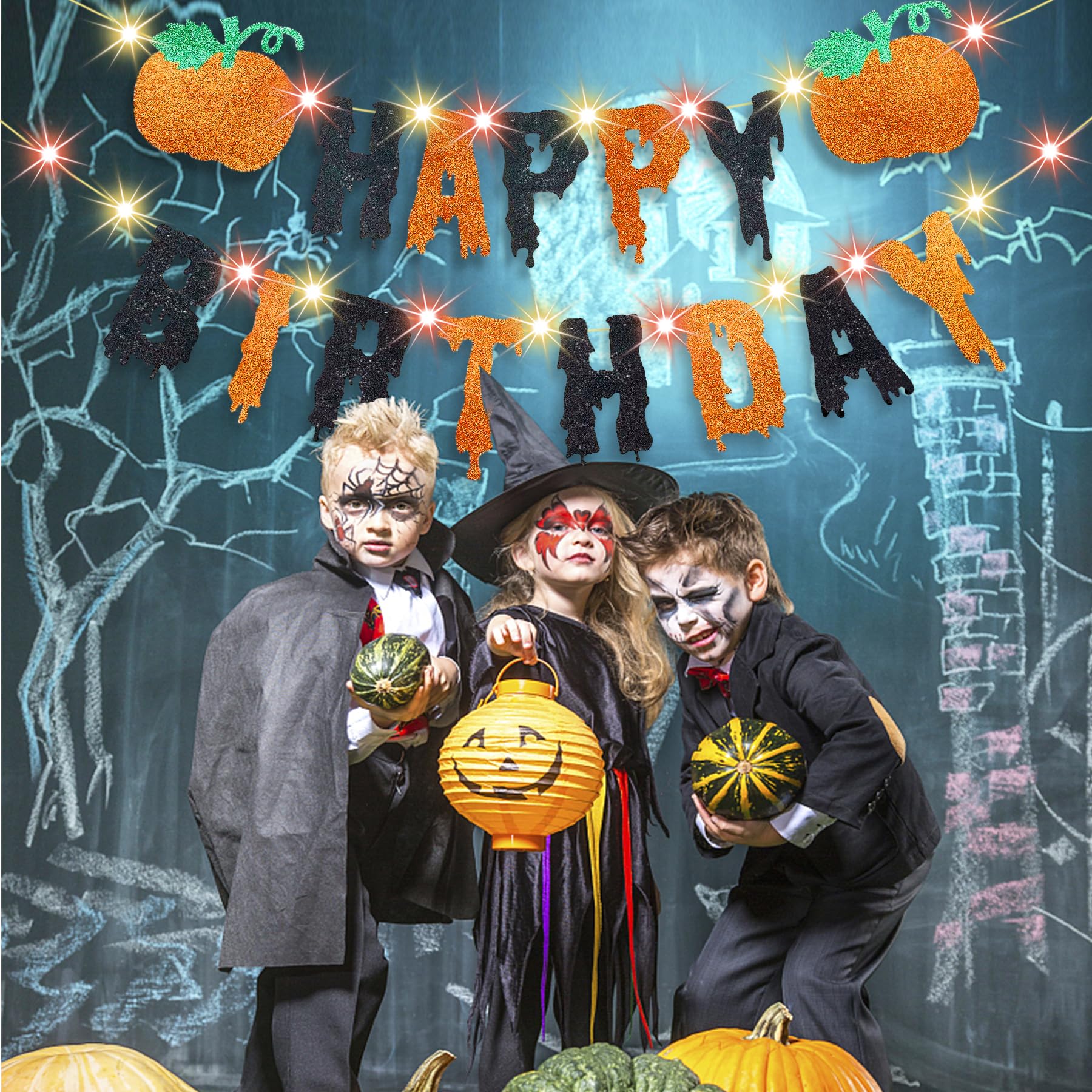 Amazon.co.jp: ハロウィンハッピーバースデーバナー