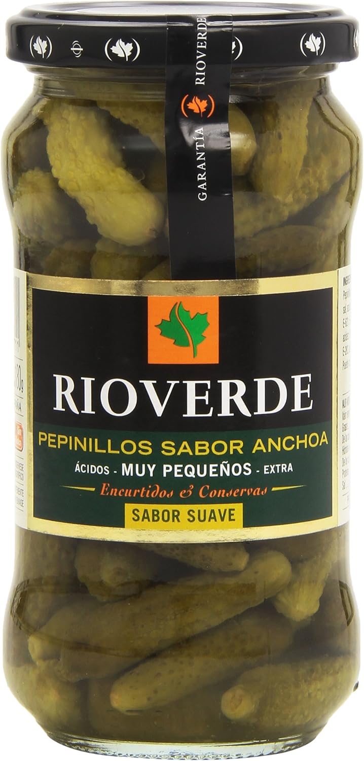 Rioverde Pepinillos Sabor Anchoa Muy Pequeños, 345g