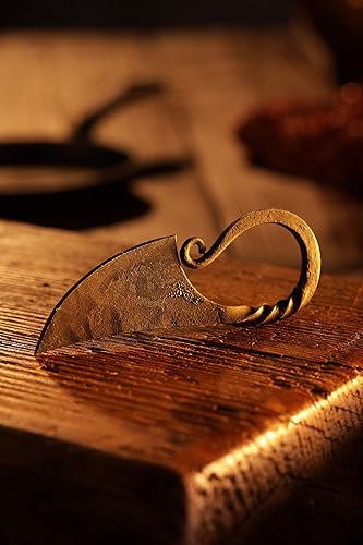 Vista 17 de Armory Replicas Damisela - Cuchillo de cuello en miniatura con funda negra, hoja fija compacta EDC para supervivencia al aire libre, campamento