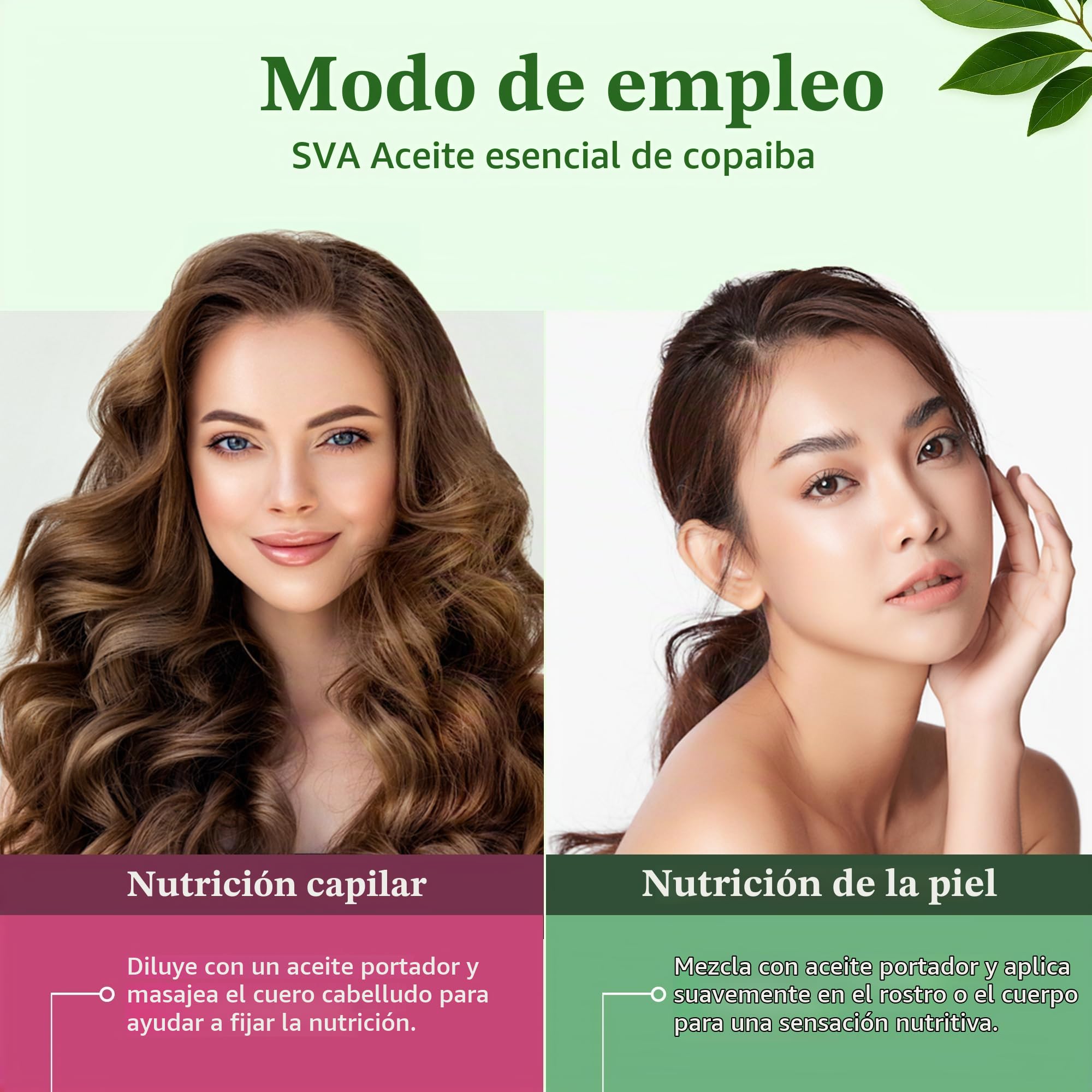 SVA ORGANICS Aceite Esencial de Copaiba 100% Puro Natural Grado Terapéutico con Cuentagotas para Difusor, Aromaterapia, Cuidado de la Piel, Cabello y Masaje Claro 4 Fl Oz (Paquete de 1)