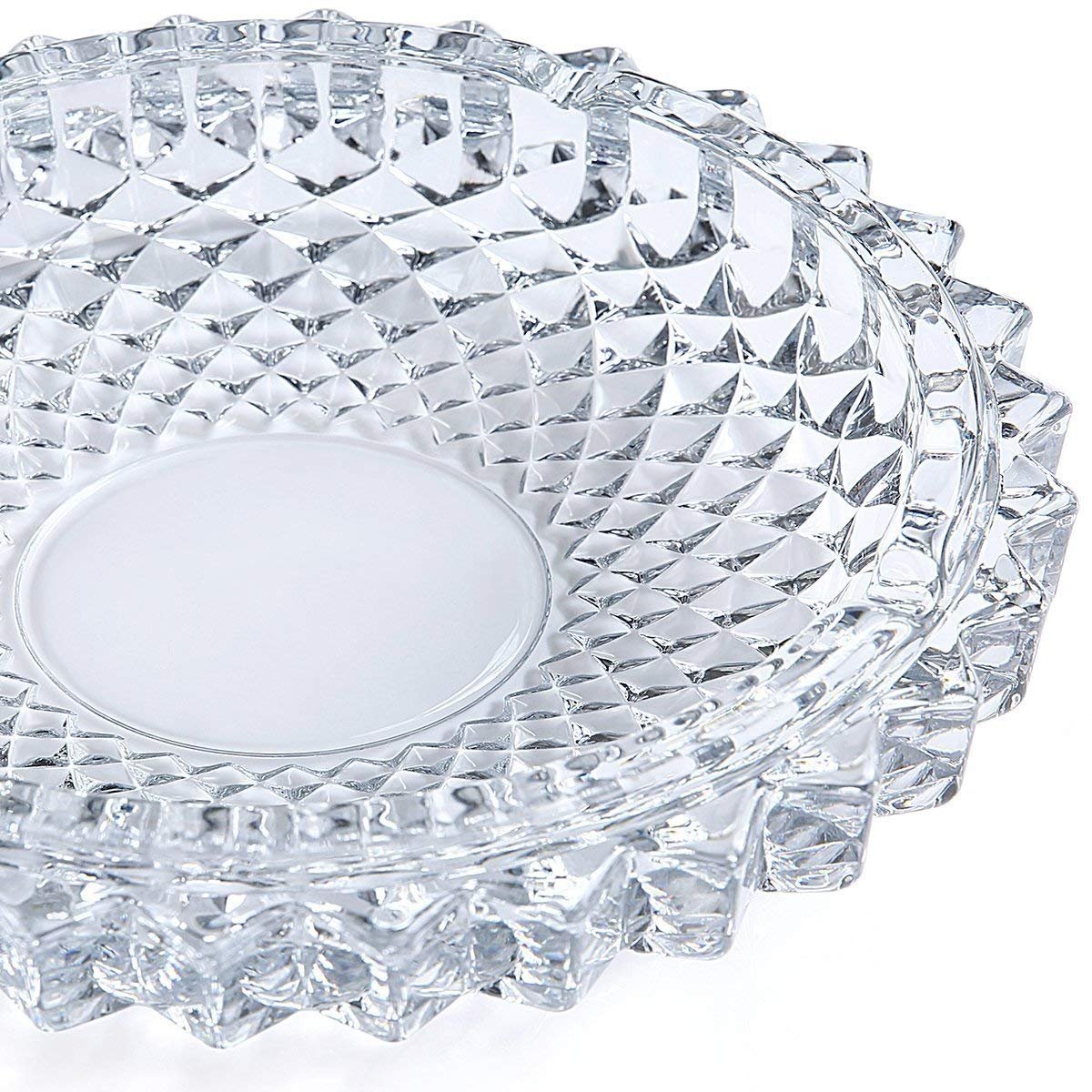 HALO NATION ® Crystal Quality Heavy Glass Ashtray (Ash Tray 18cm - 1pc)-image-40
