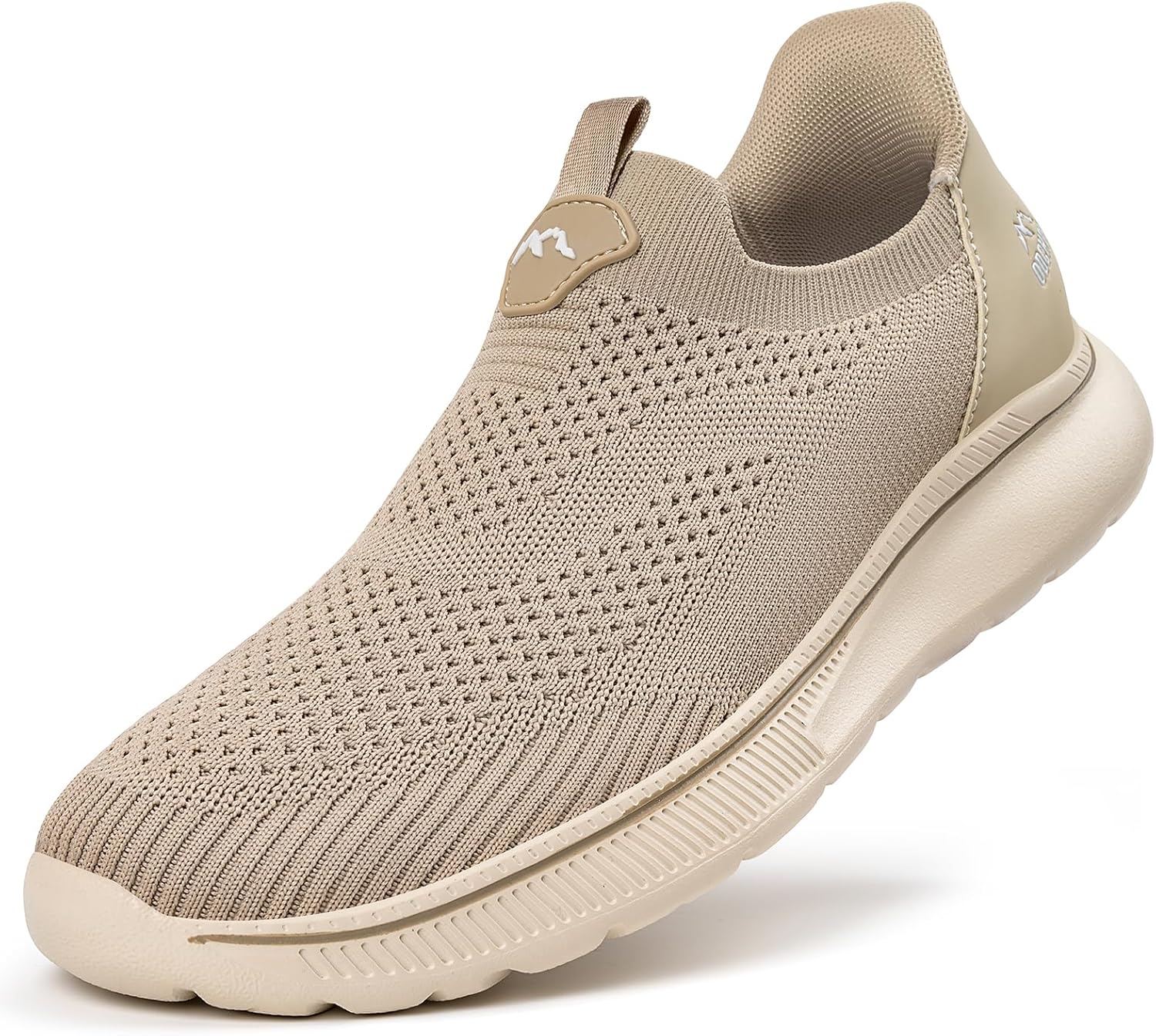 ODCKOI Men's Trainers Without Laces Slip-on Shoes Mesh Breathable Lightweight Running Shoes Sports Shoes Comfortable Trainers Lightweight Outdoor Jogging Shoes