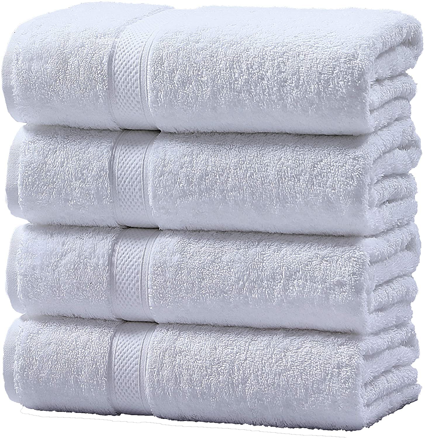 TIQH Organic Cotton 600 GSM Thick and Plush Hand, Gym & Workout Hand Towel - Set of 4 (White) (B09M9WJ5W4) Amazon Price History, Amazon Price Tracker