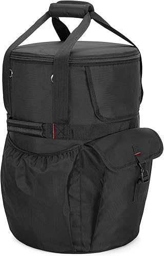 SAMDEW Bolsa de tanque de propano para exteriores de 20 libras, cubierta portátil para tanque de gas propano con función de mesa, 2 bolsillos y asas