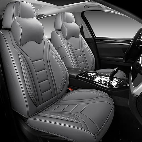 Miniatura 8 de NS Yolo - Juego completo de fundas de asiento de automóvil, accesorios universales de cuero para asiento de automóvil, incluye gancho para asiento