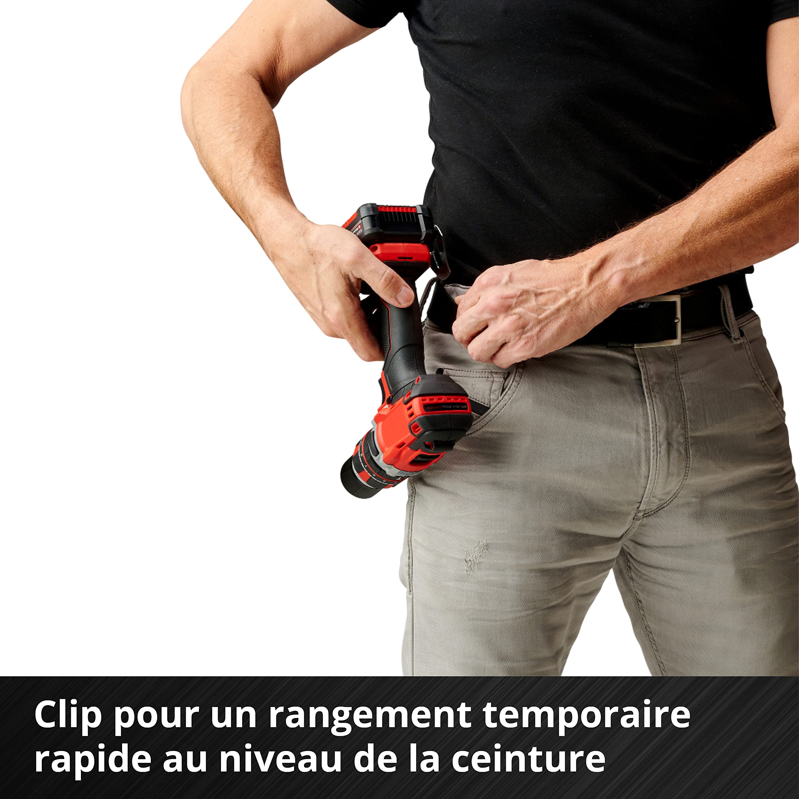 Einhell Professional Perceuse Visseuse à percussion sans fil TE-CD 18/50 Li-i BL Power X-Change 18 V 50 Nm 2 Batteries 2,0 Ah