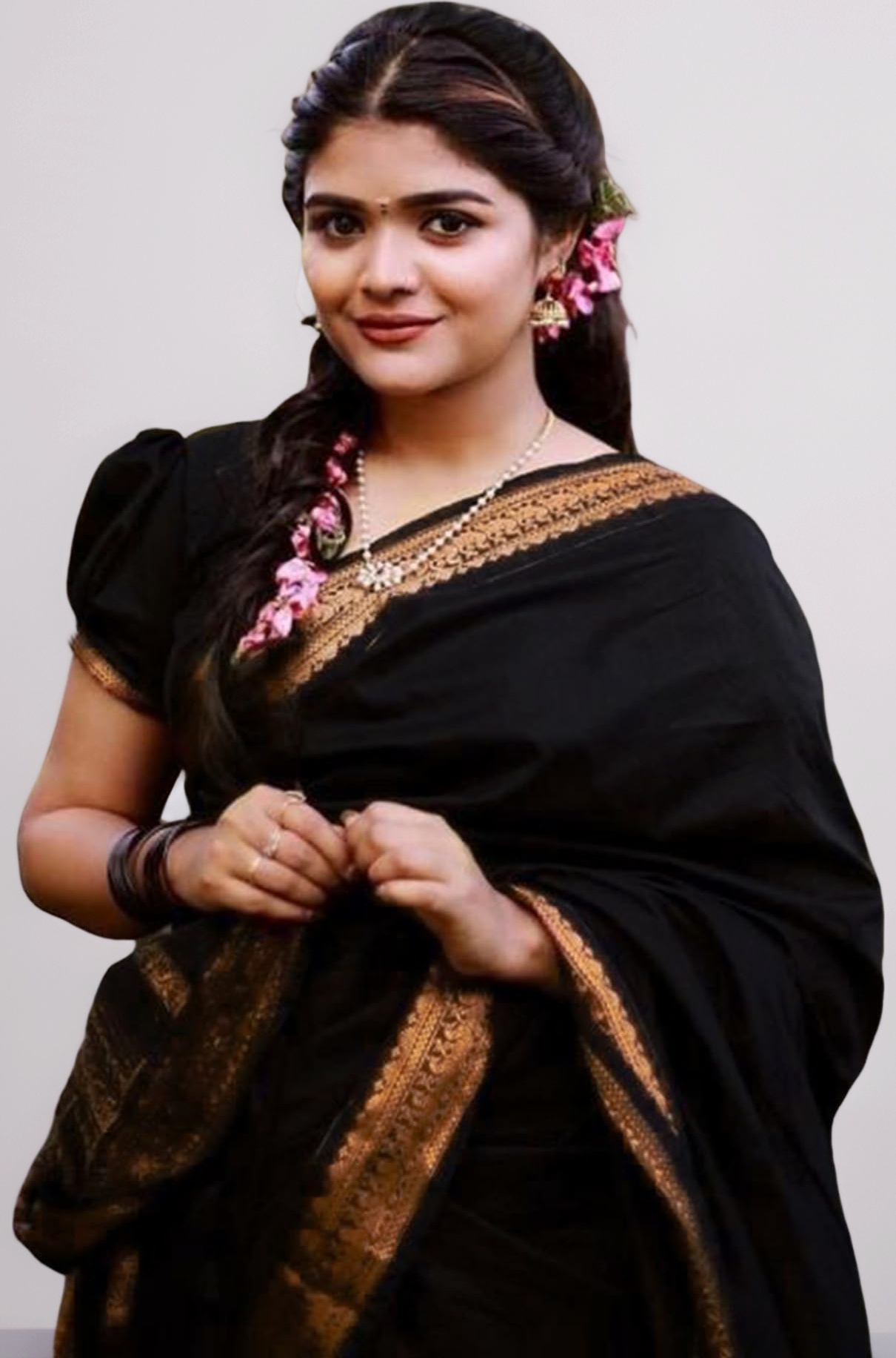 SIRIL Women's Pongal Special Kanjivaram Soft Silk Saree Pure Silk with Unstitched Blouse Piece