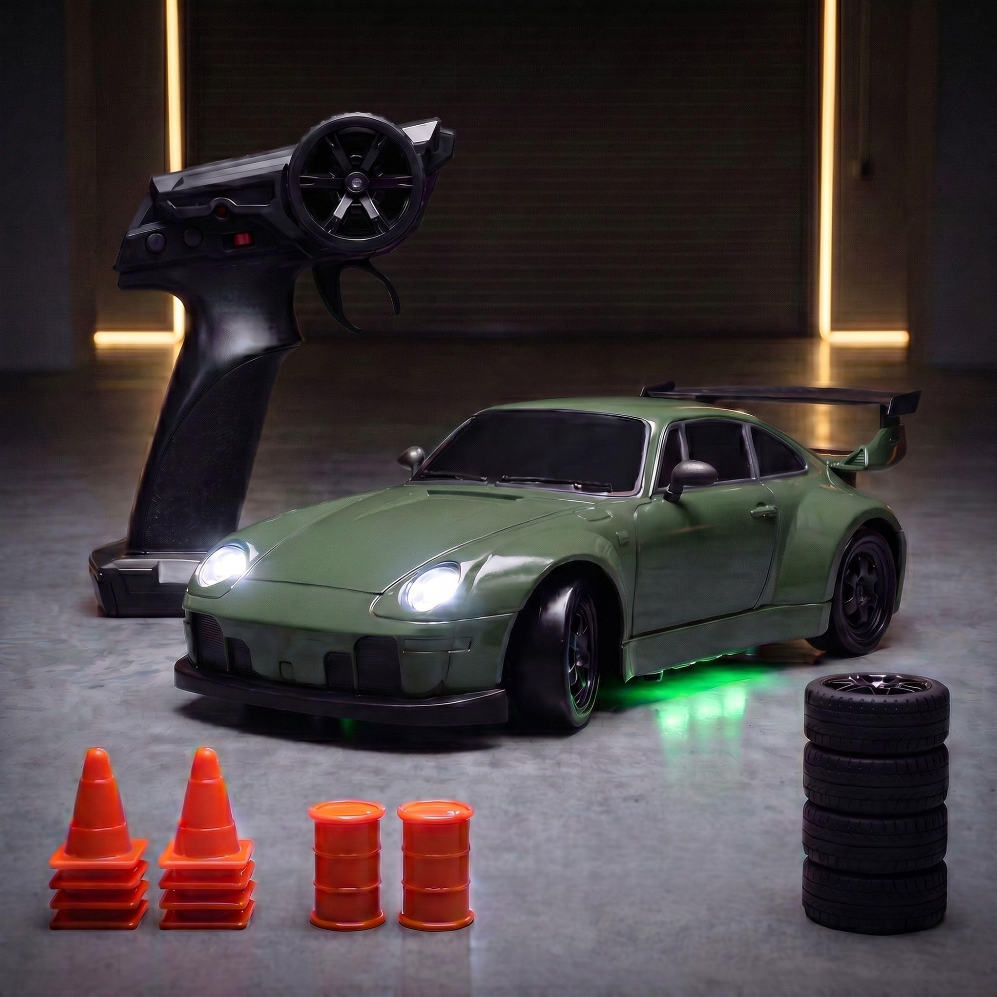 L.O.T TOYS Flare RC Drift Car - 2.4Ghz Remote Control -8