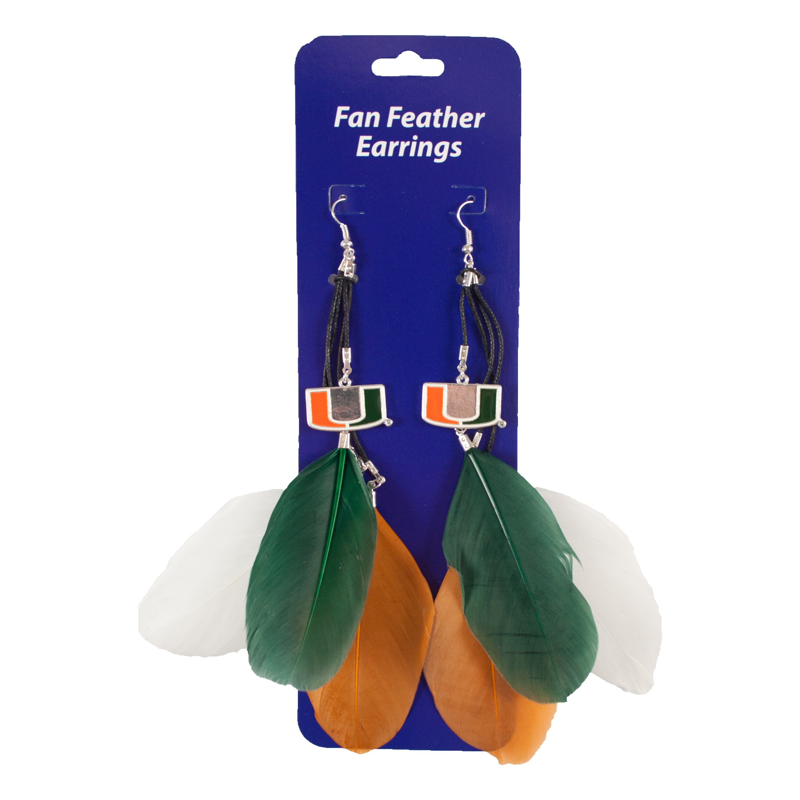 Littlearth NCAA womens Feather Earrings