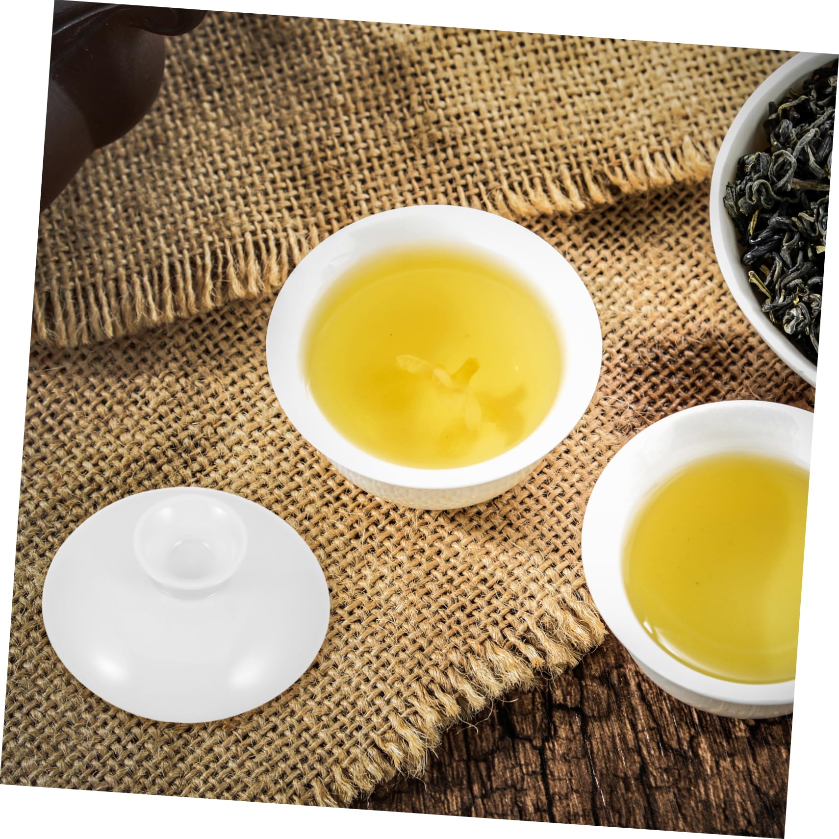 LABRIMP Tapa de taza de té de cerámica tapa jarra agua tapa de repuesto de tetera de cerámica tapa de repuesto para tetera tapa de repuesto para taza de té universal pequeña cubierta