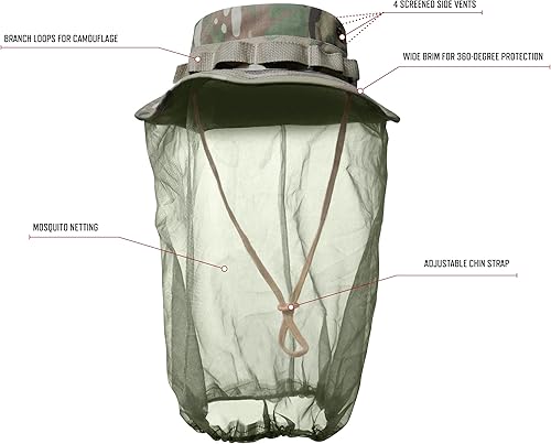 Miniatura 3 de Rothco Sombrero Boonie con mosquitera