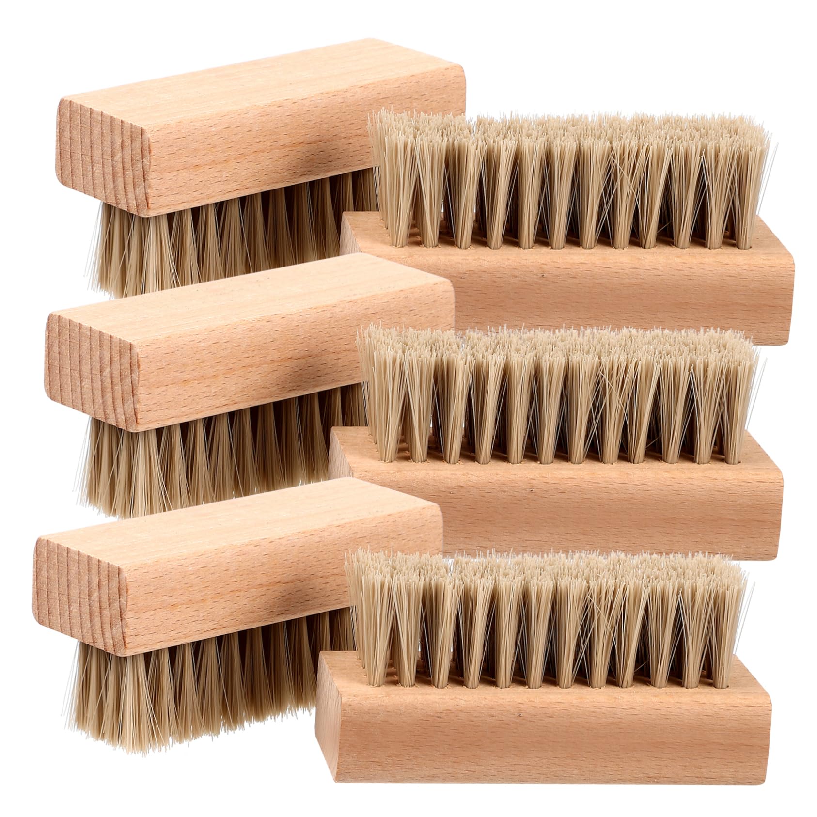SHERCHPRY 10 Piezas Cepillo para los Zapatos betún para Zapatos Cepillo para Zapatos de Cuero Botas Cepillo de Zapatos Limpieza de cepillos de Zapatos páginas Colocar cepillar