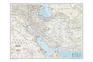 National Geographic Iran Classic Wall Map