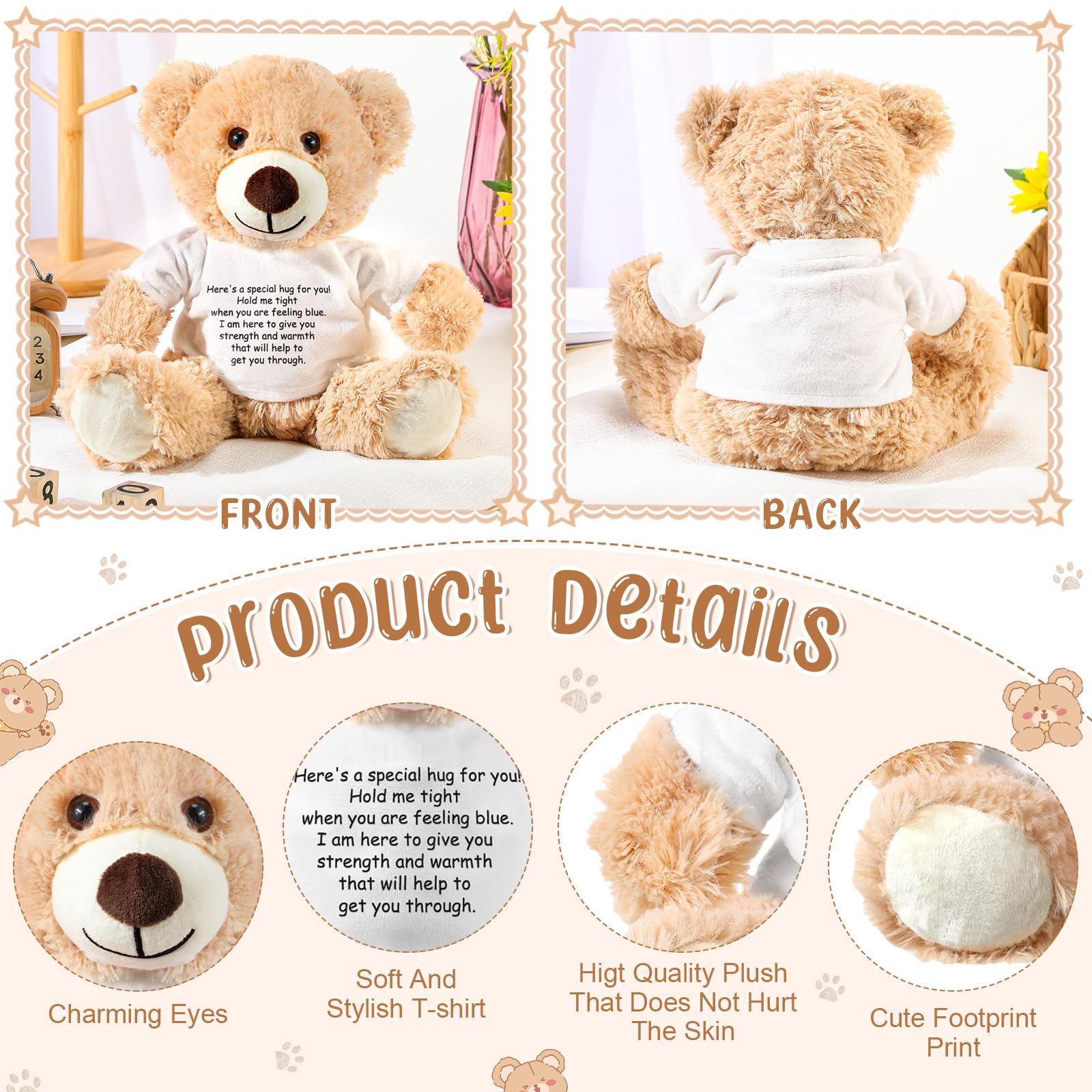 Alex Clark Bear Hugs Card - Animal - Wildlife - Teddy Bear - Get Well - View #10